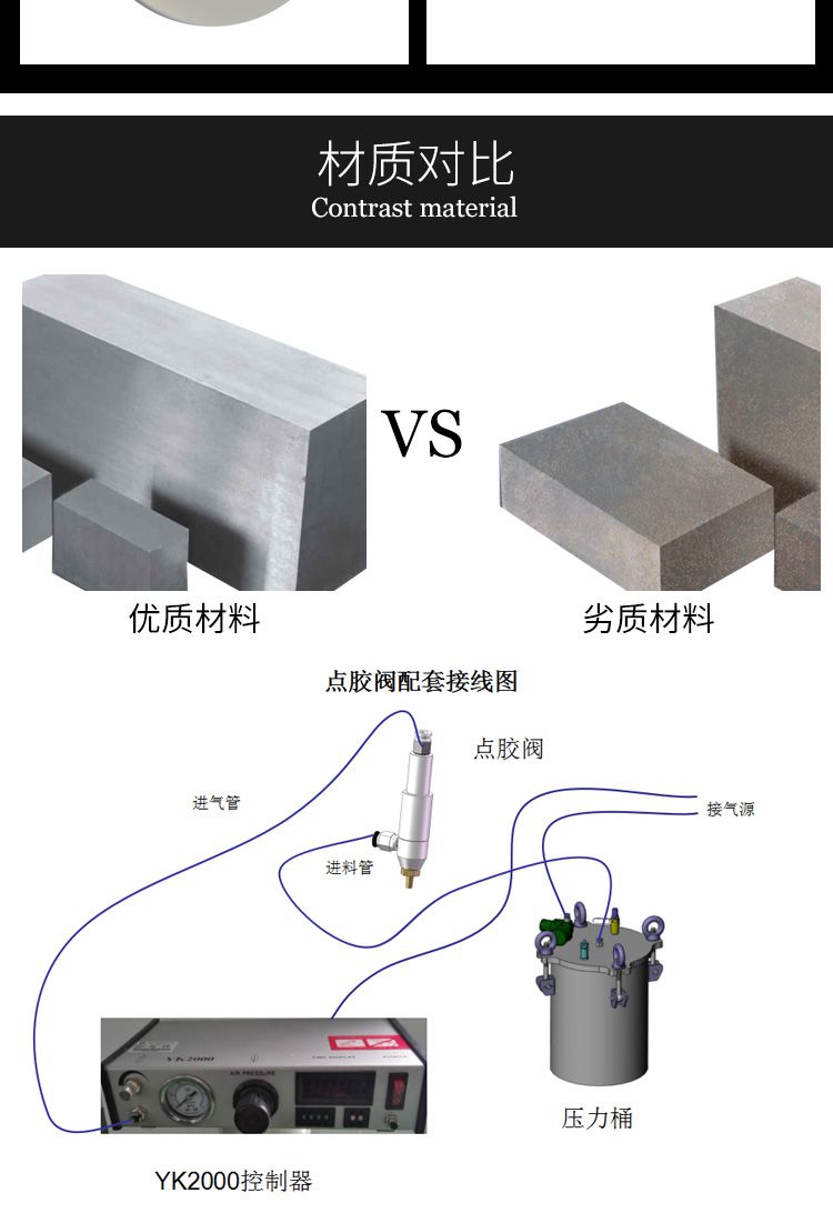 材質(zhì)對(duì)比