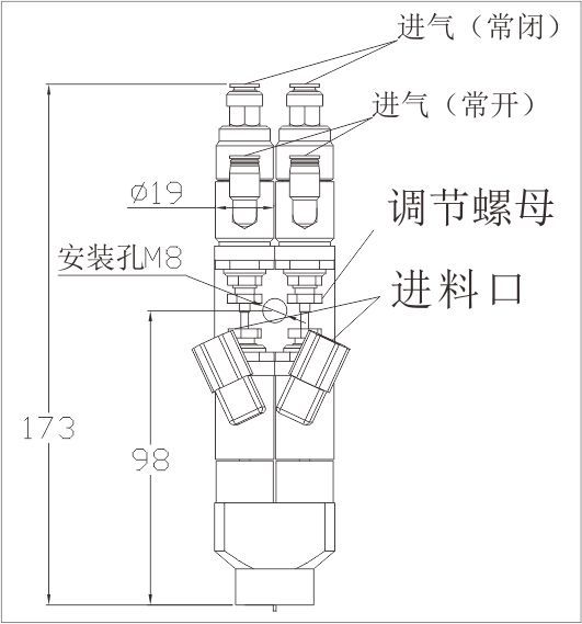 ab雙液流體點(diǎn)膠閥工程圖