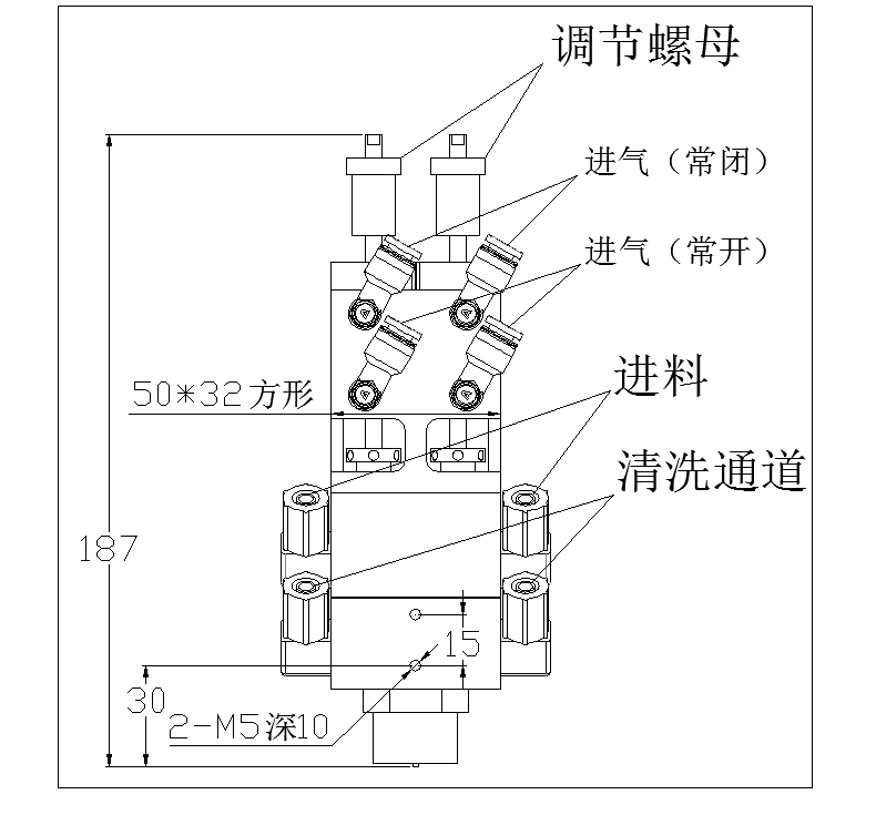雙液點(diǎn)膠閥設(shè)備工程圖